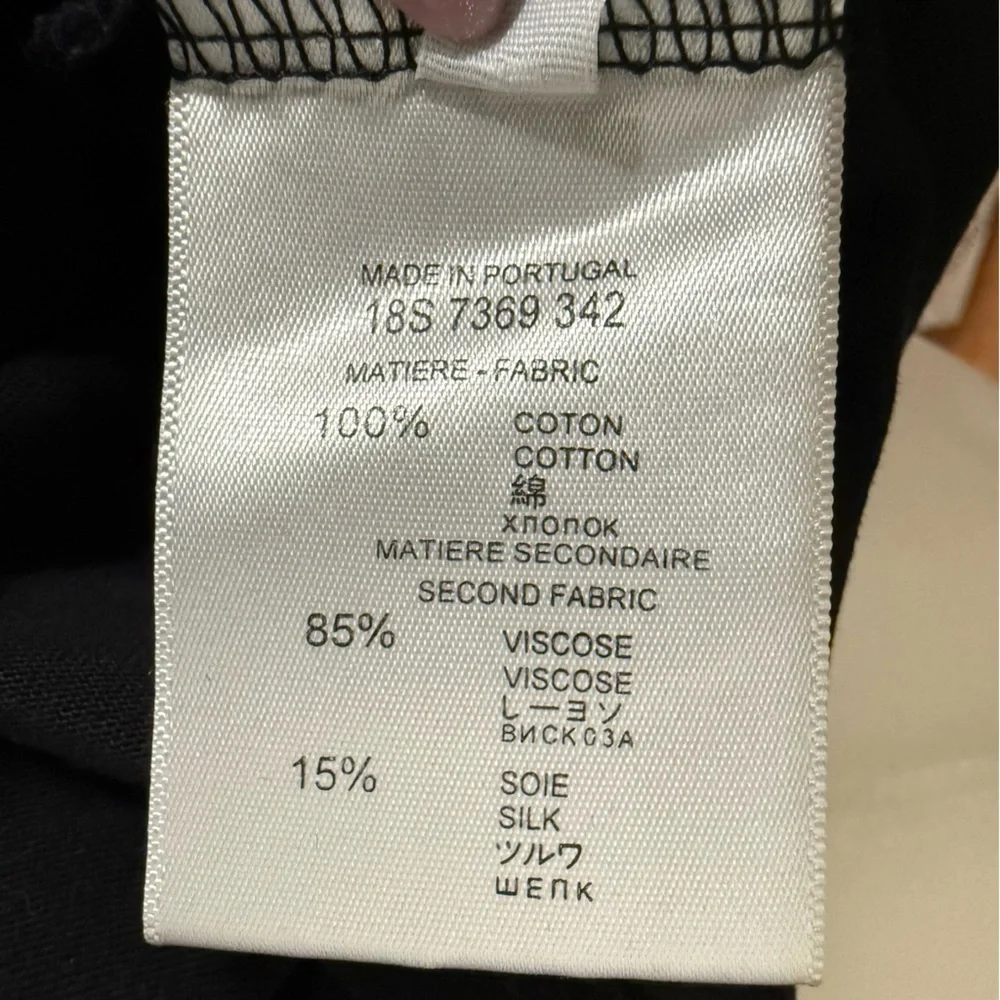 CHROME HEARTS BLACK YELLOW LOGO PRINT CH CHEST POCKET CREWNECK TEE SHIRT - Picture 9 of 10